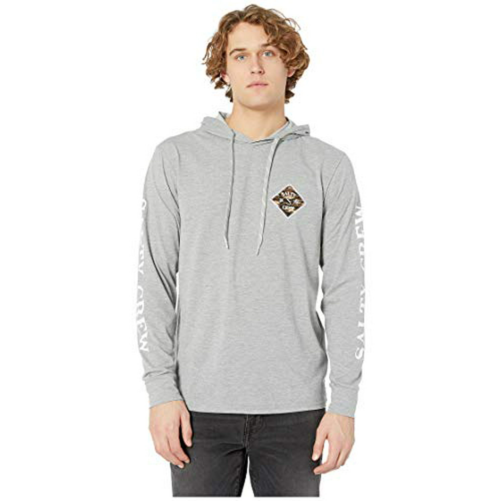 Salty Crew Mens Tippet Bass Hood Tech Shirt Salty Crew Mens Tippet Bass Hood Tech Shirt